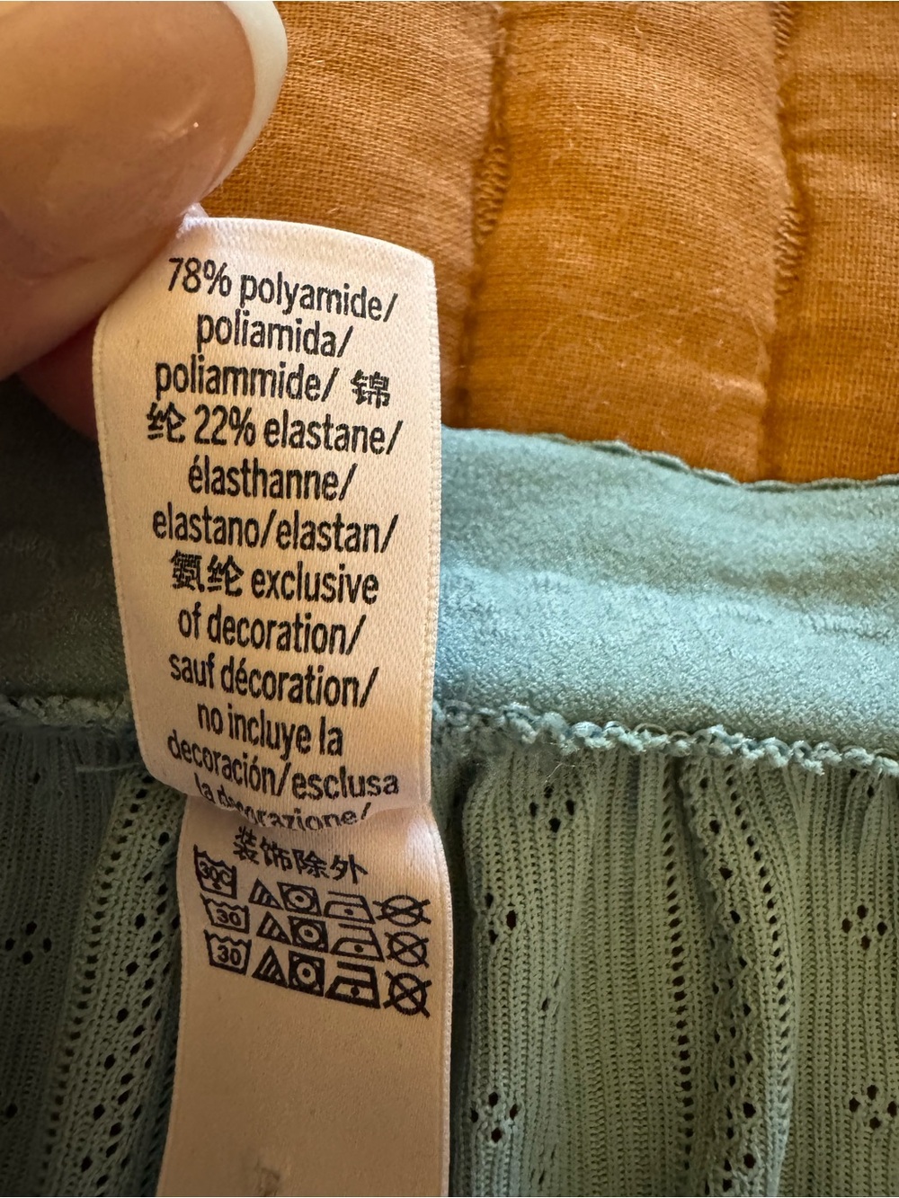 Victoria's Secret Ribbed Sleep Shorts in Sage - Picture 5 of 7